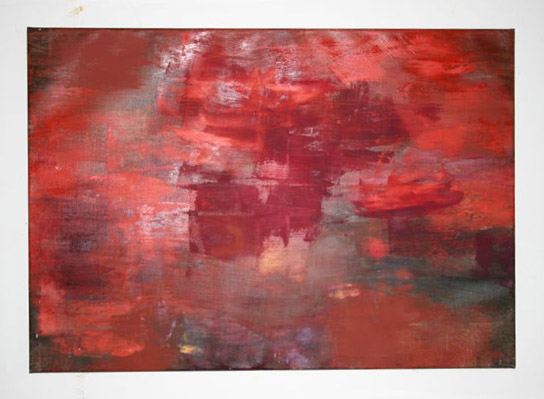 Glut, 70 x 100 cm, Öl auf Leinwand, von Barbara Bredow