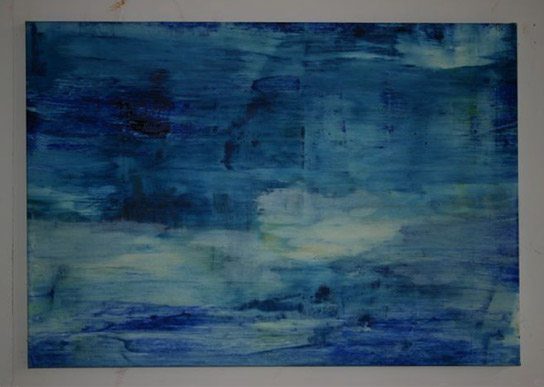 Horizont, 70 x 100 cm, Öl auf Leinwand, von Barbara Bredow