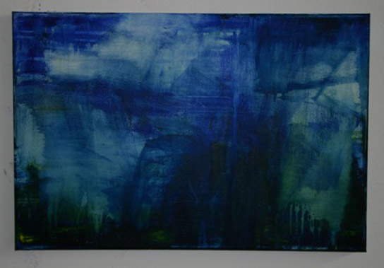 Weites Land I, 40 x 60 cm, Öl auf Leinwand, von Barbara Bredow
